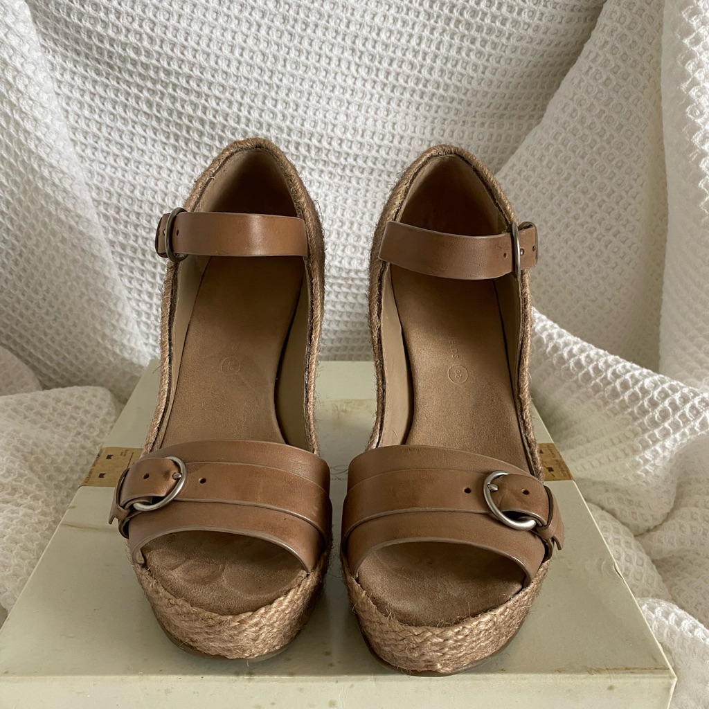All Saints Spitalfields Leather Espadrilles